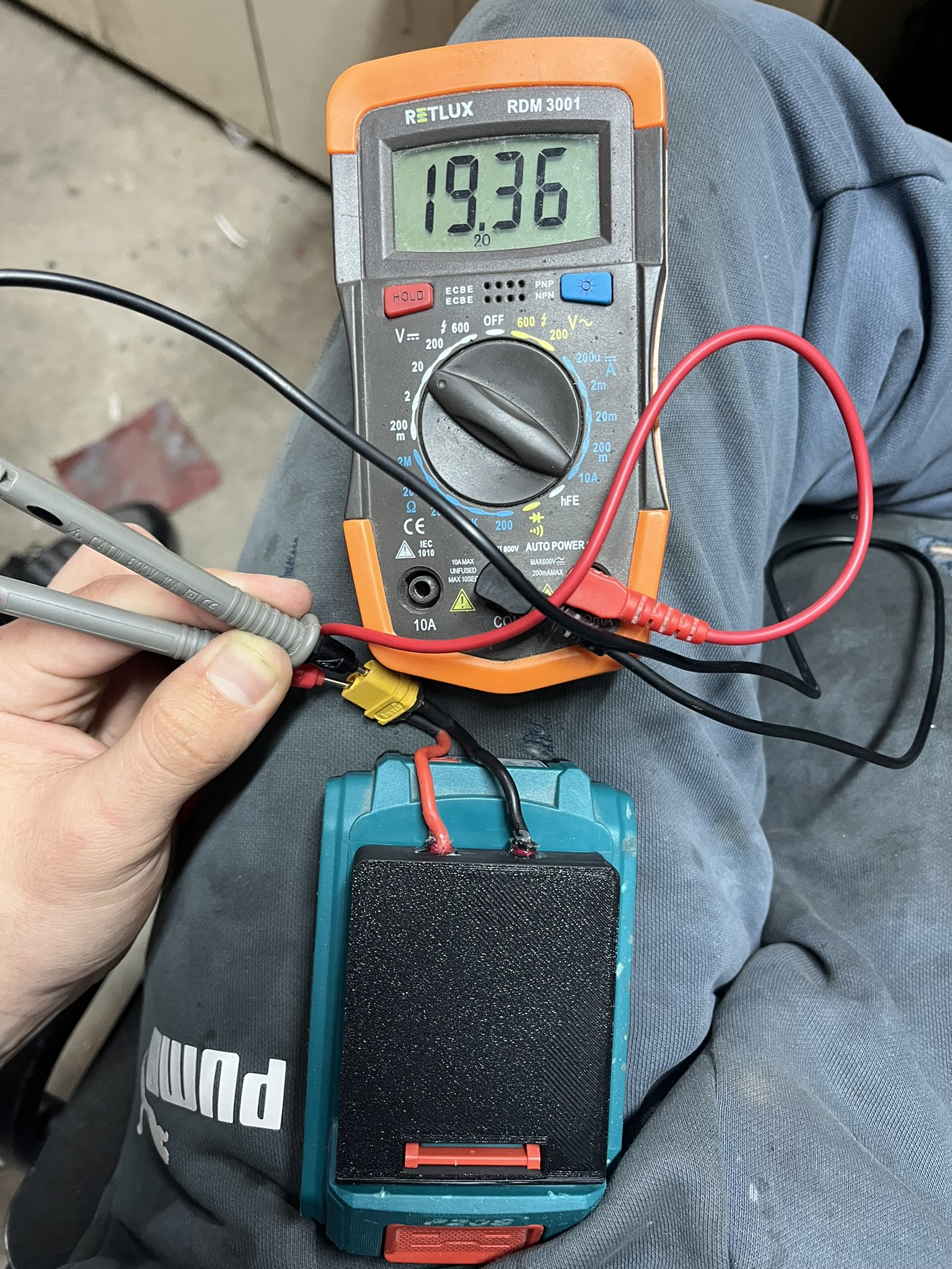 Total p20s battery cable connector-w/wo cable tray