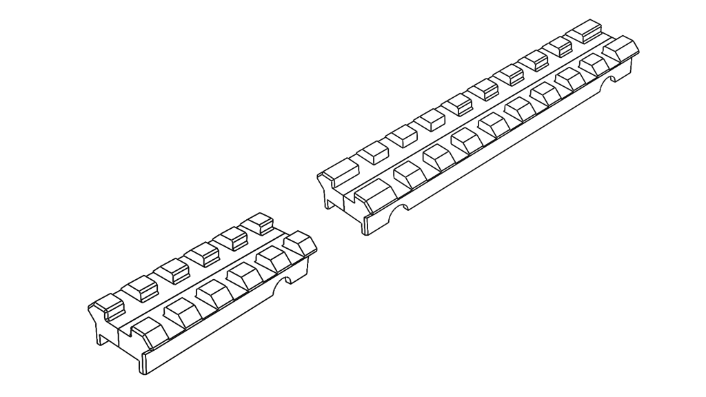 Nerf Rival 骇客8球Takedown 战术风格标准轨道Tactical Rail MOD