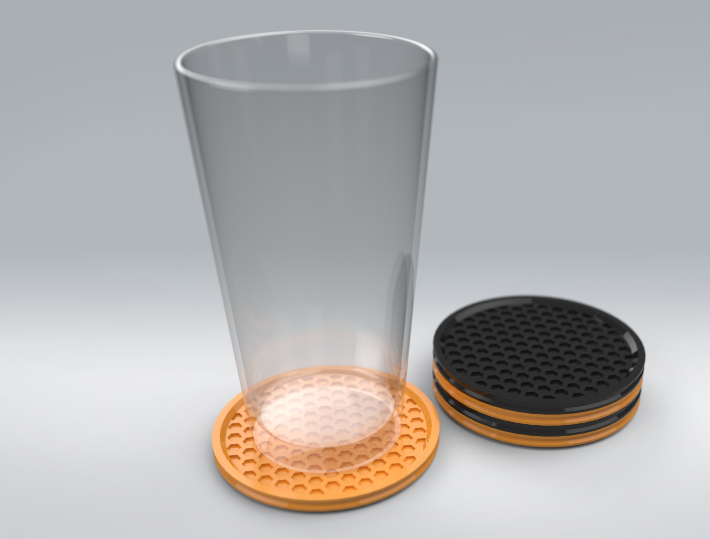 Coaster (set) under your favorite beverage! STACKS