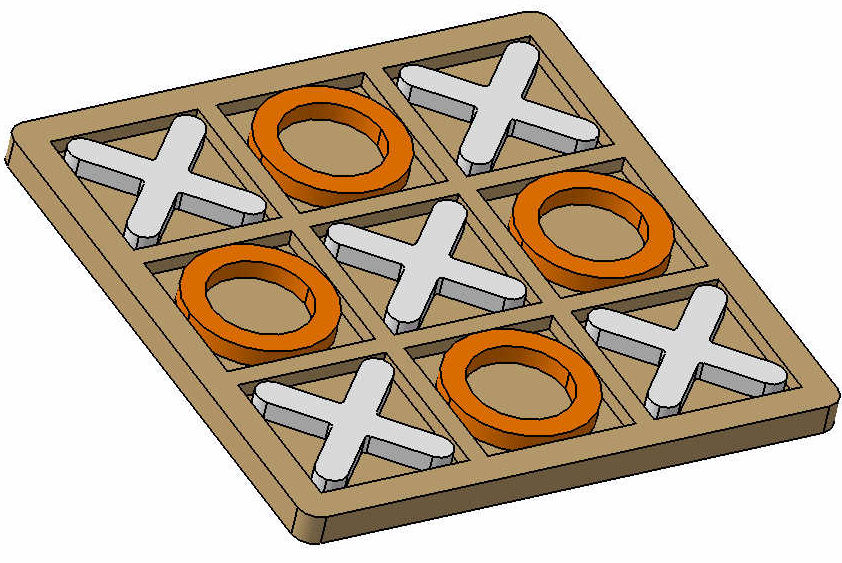 noughts and crosses montessori