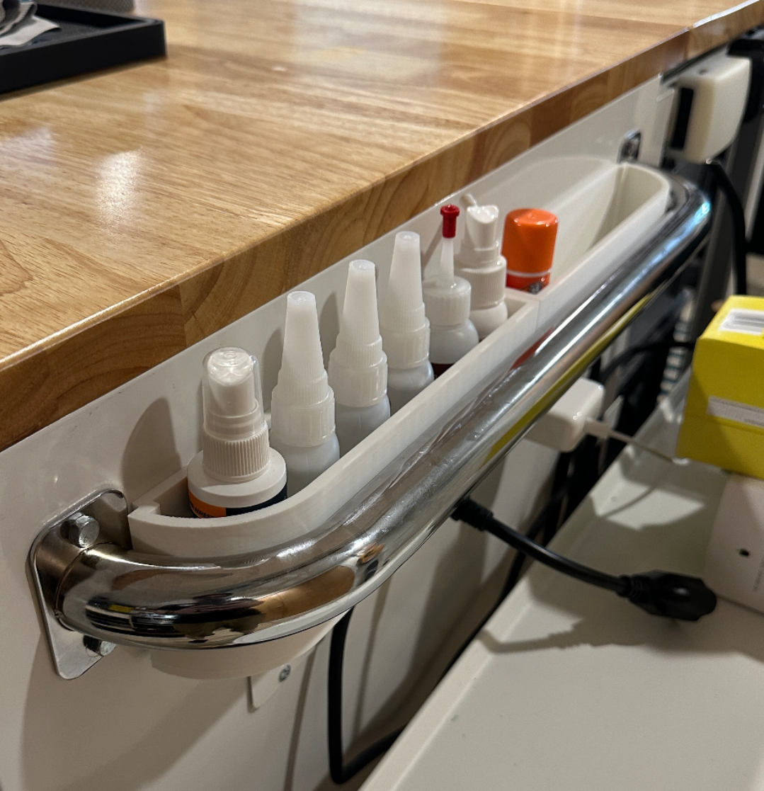 Husky Tool Chest Handle Bar storage Bins