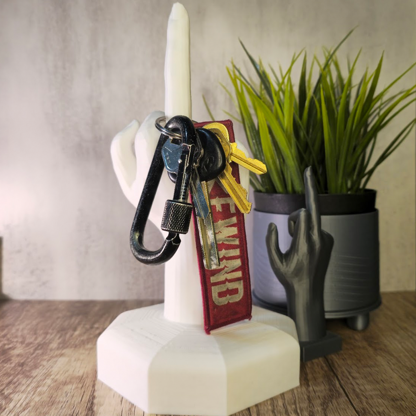 Middle Finger key holder.