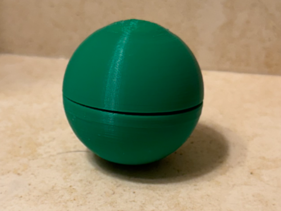 Hidden compartment sphere