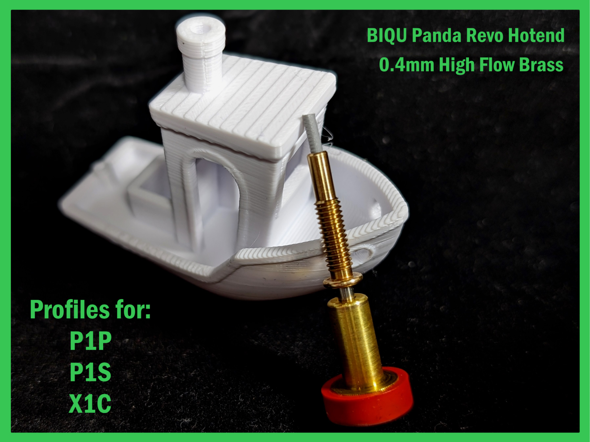 BIQU Panda Revo HF 0.4mm Brass Nozzle Profile