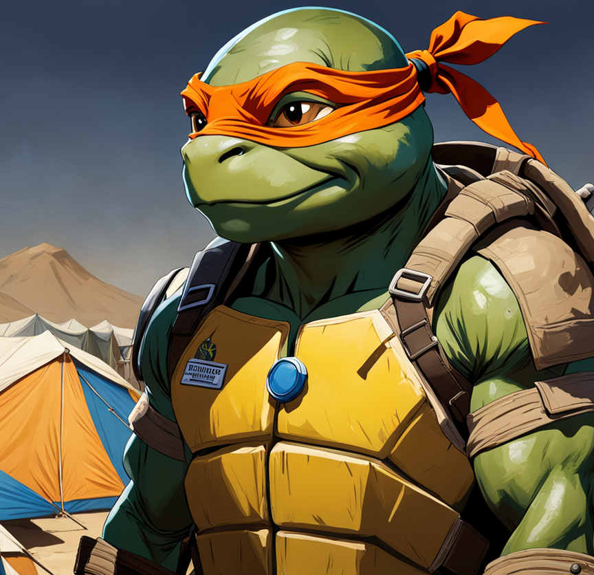 TMNT Michelangelo - Humanitarian