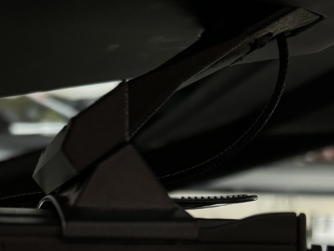 V1 radar detector mount for Cybertruck