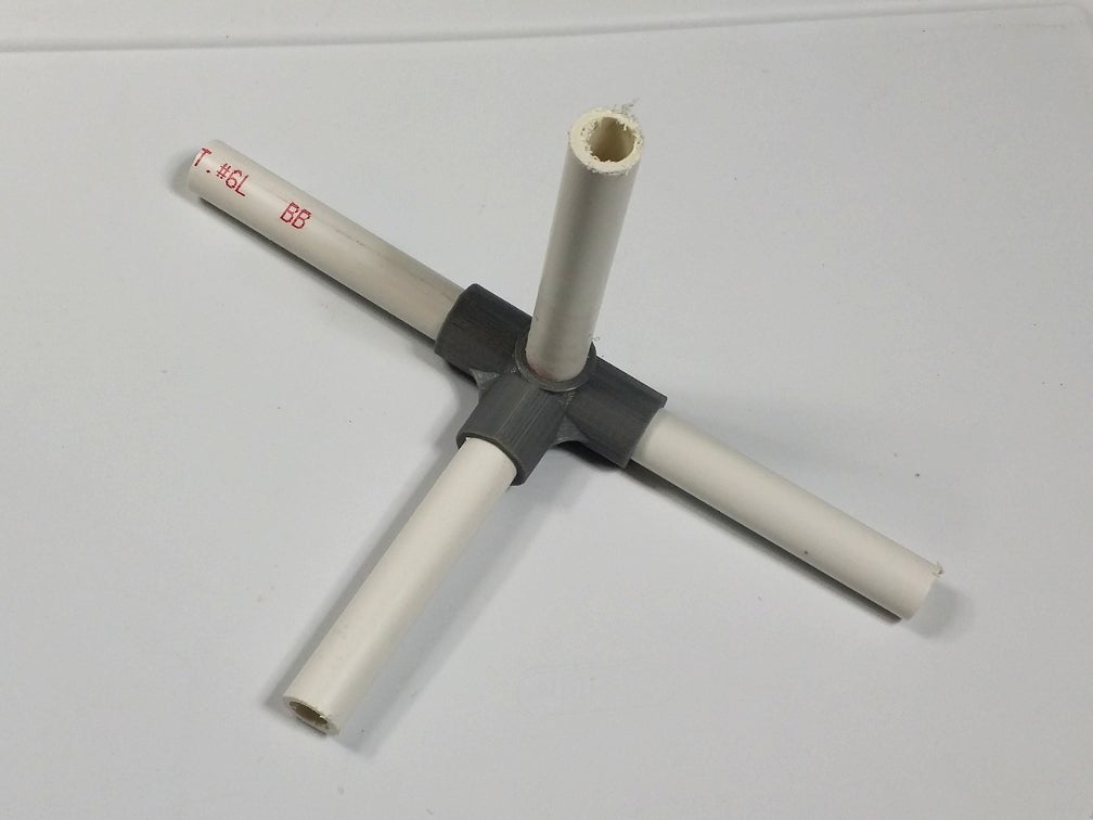 4-Way Tee & 5-Way Tee, 1/2" PVC Pipe Fittings