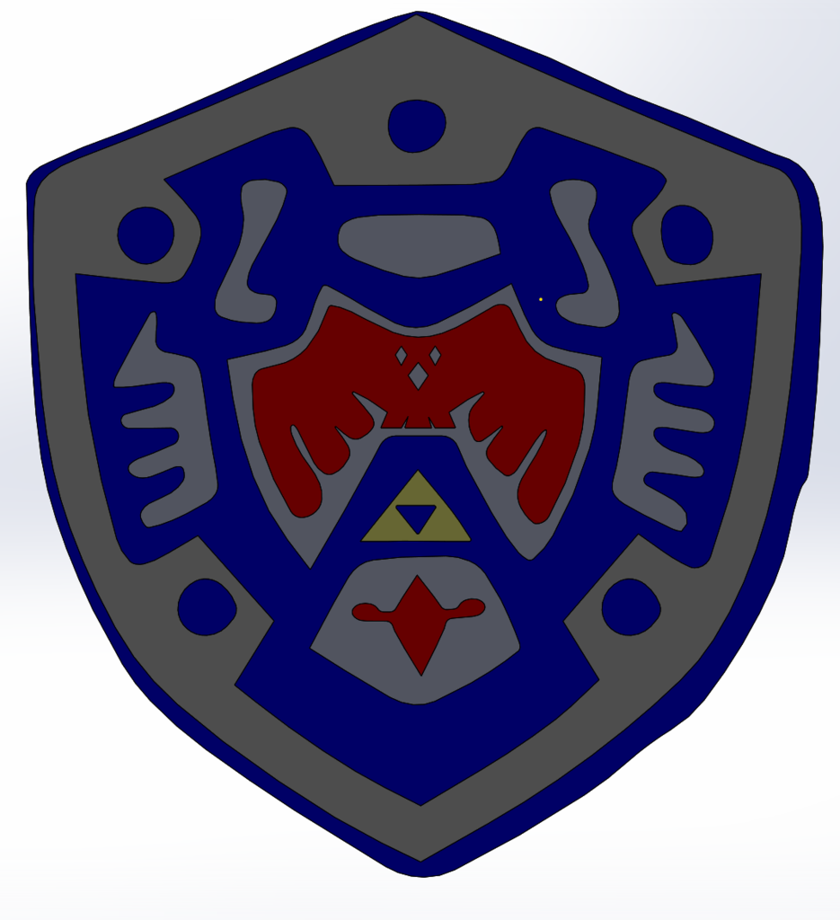 Link's shield - Zelda Majora's Mask -N64