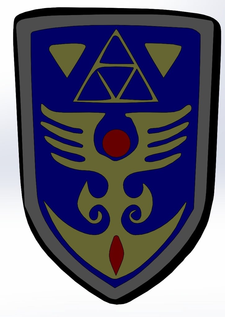 Link's shield - ZELDA a link to the past SNES