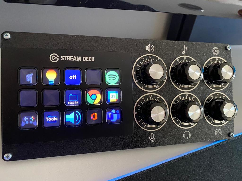 Streamdeck + Audio mixer (Deej)