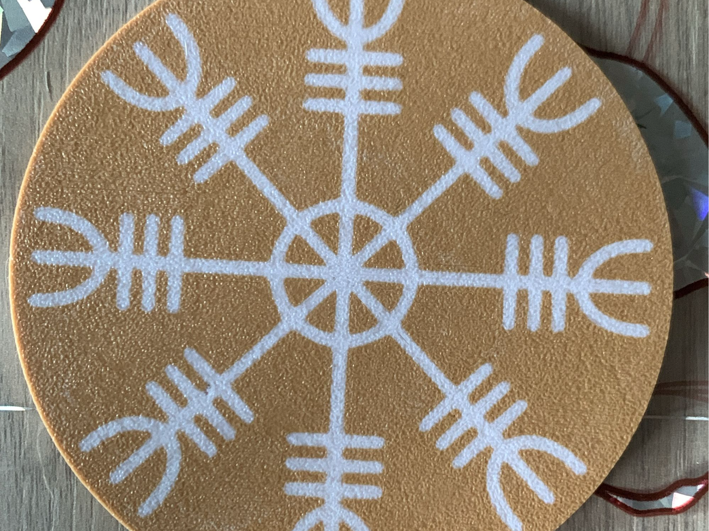 flat celtic coaster