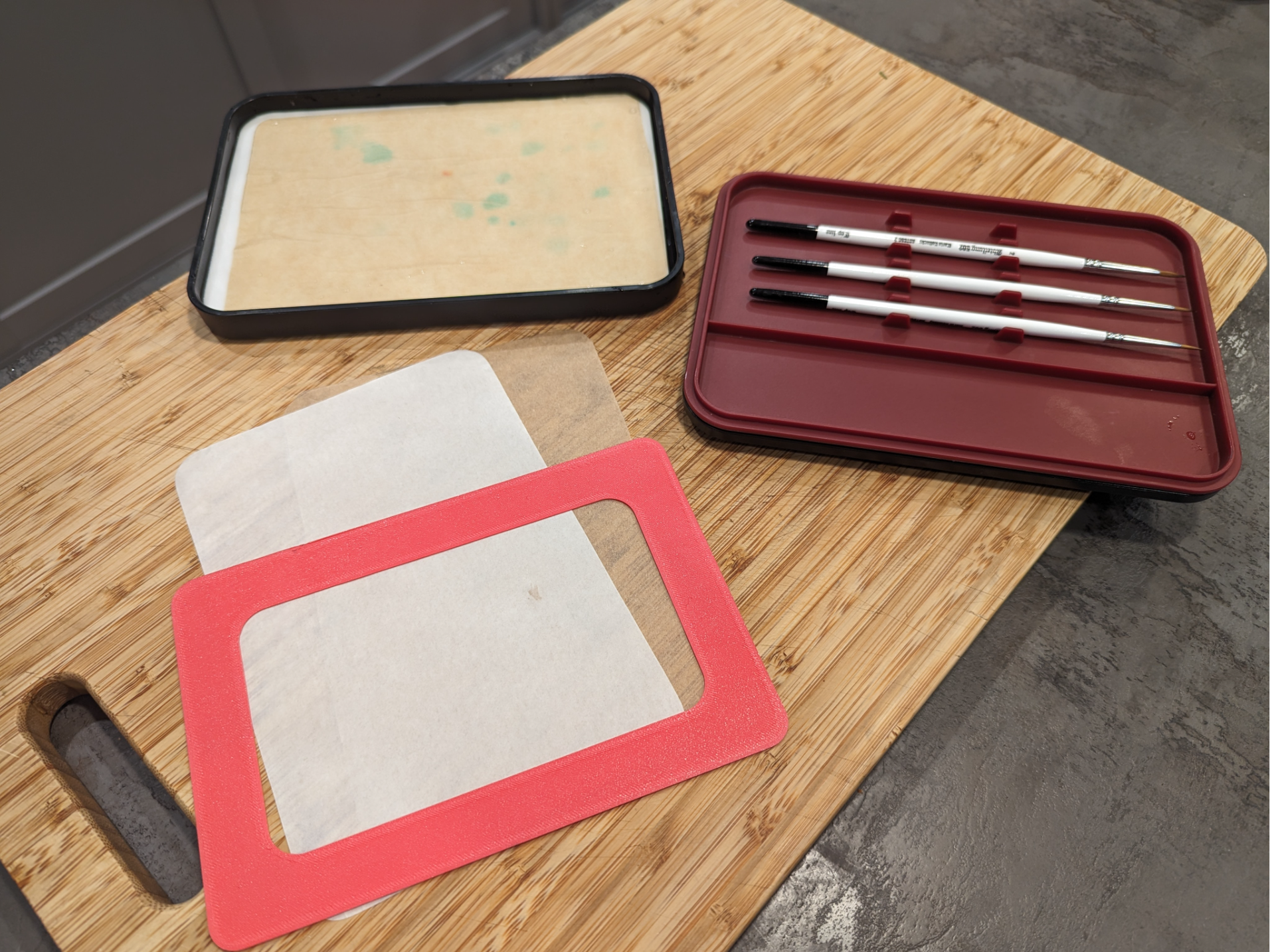 Army Painter wet palette paper template
