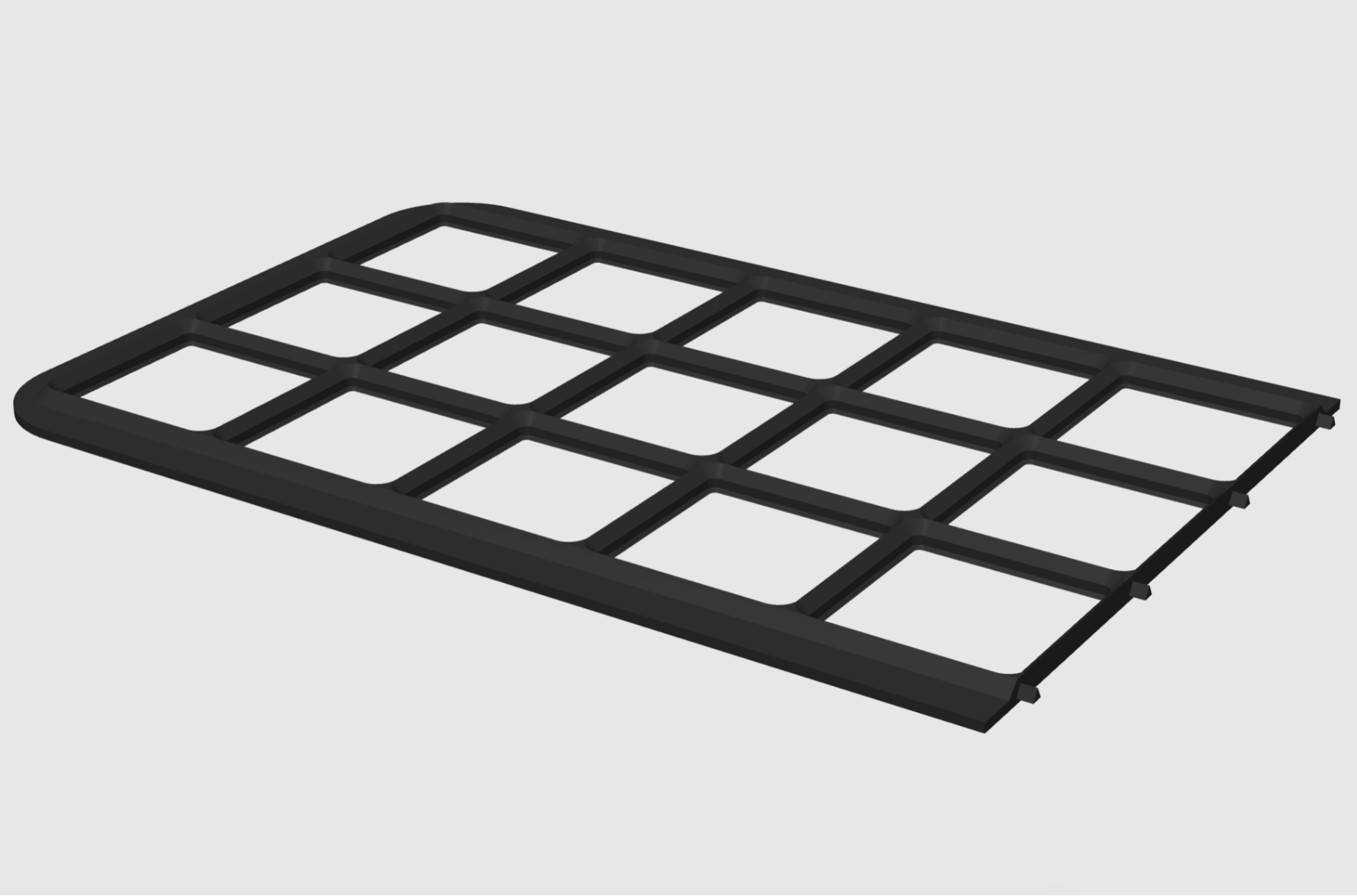 Split VATTENKAR Gridfinity  - 3x10