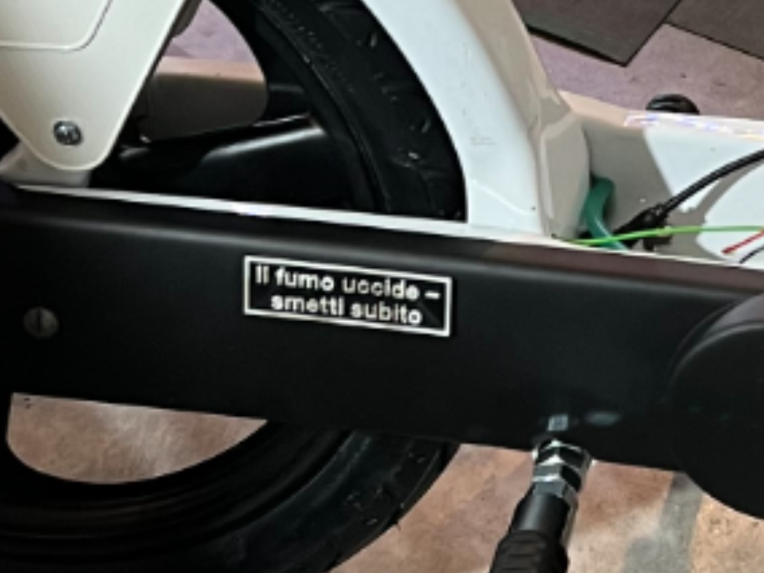 Scritte bandina piaggio ciao