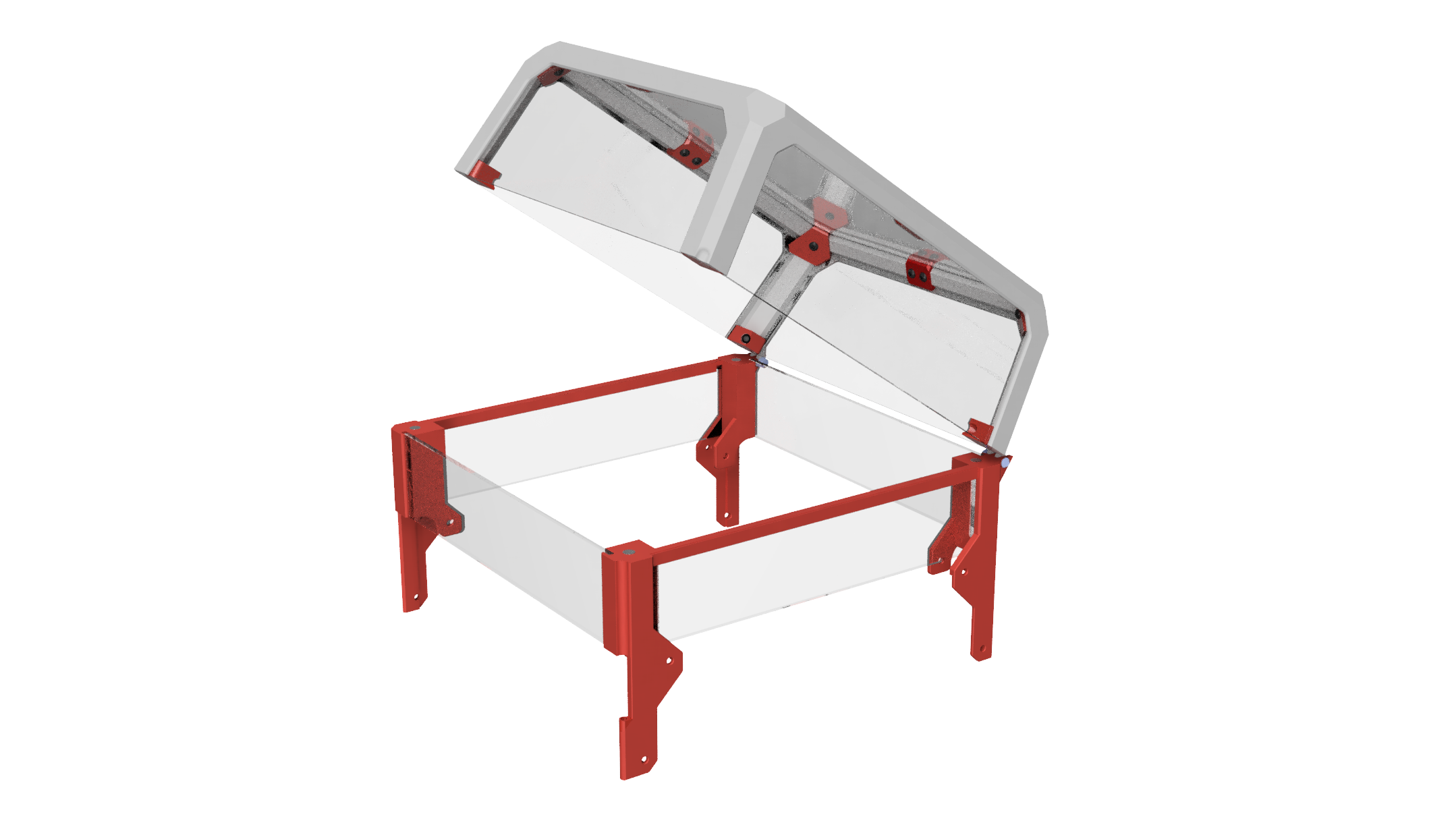 Voron V0.1 Extended tophat hinge