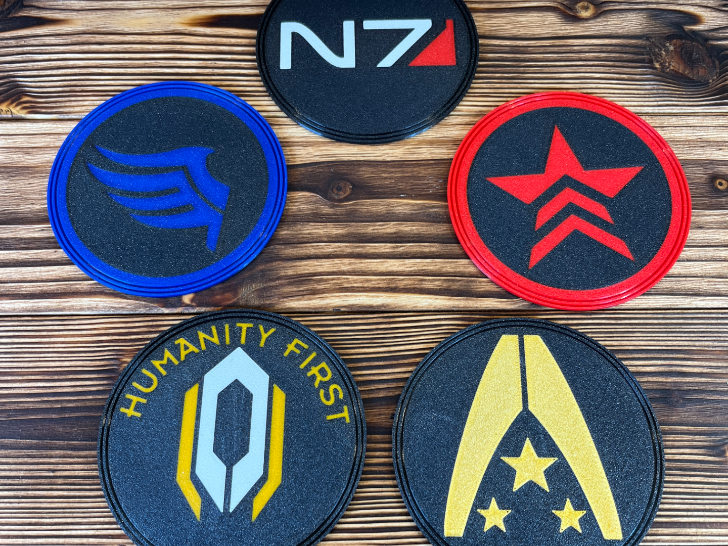 Mass effect coasters