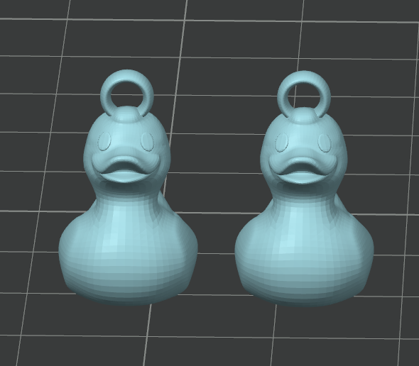 Duck Earrings