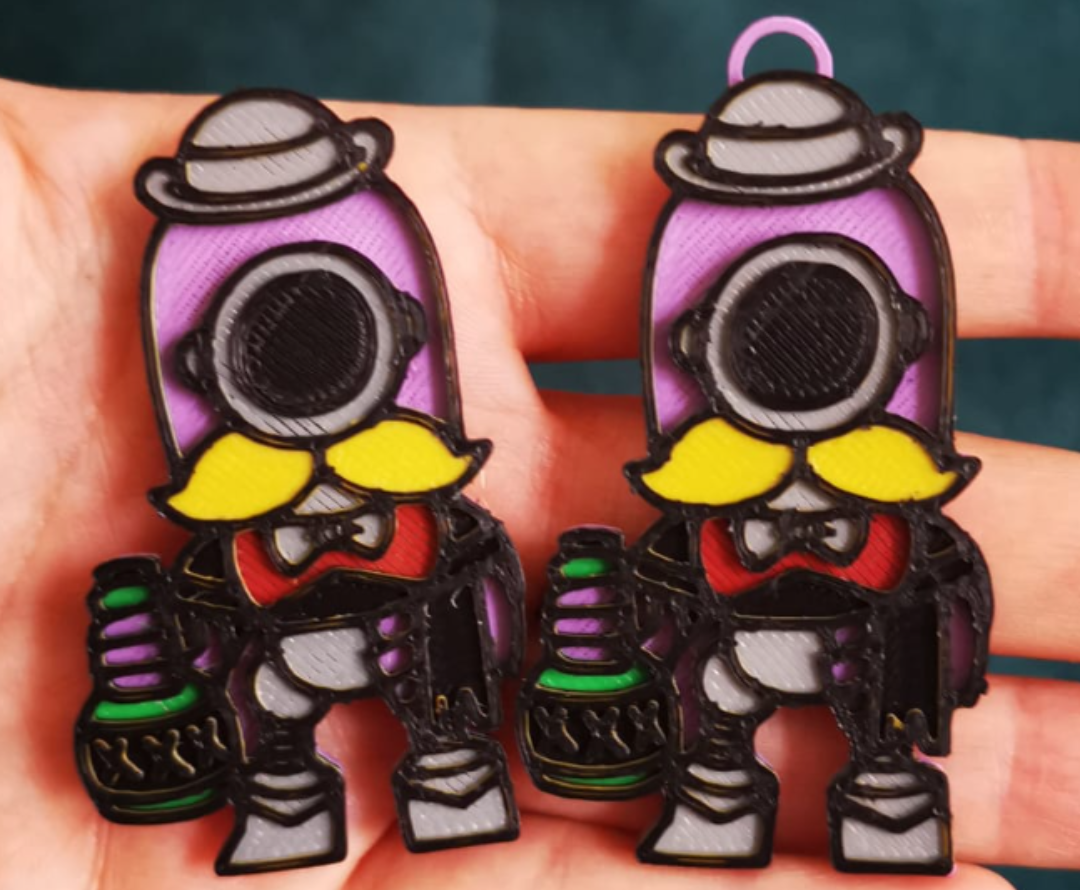Barley brawl stars keychain & magnet