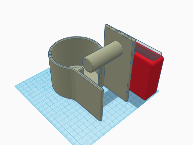 Powertec Rack Cup Holder With Phone Storage