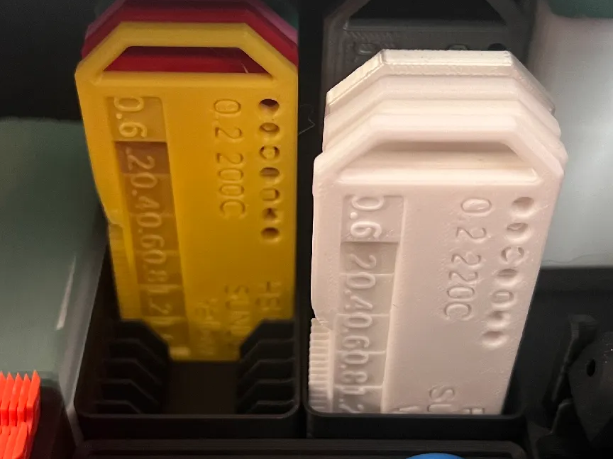 2x1 Gridfinity swatch bin to fit Extrutim swatches