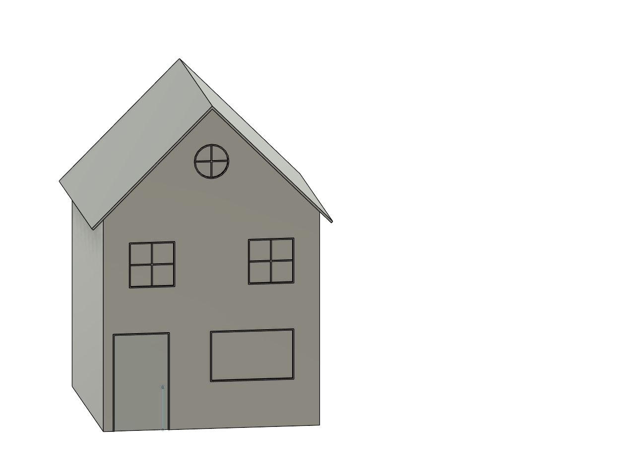 Learning Autodesk Fusion, A little house V1