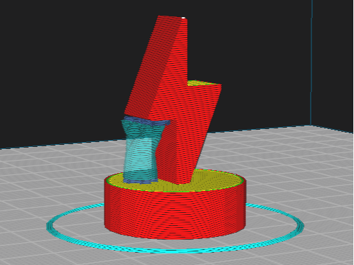 Lightning Bolt Game Piece