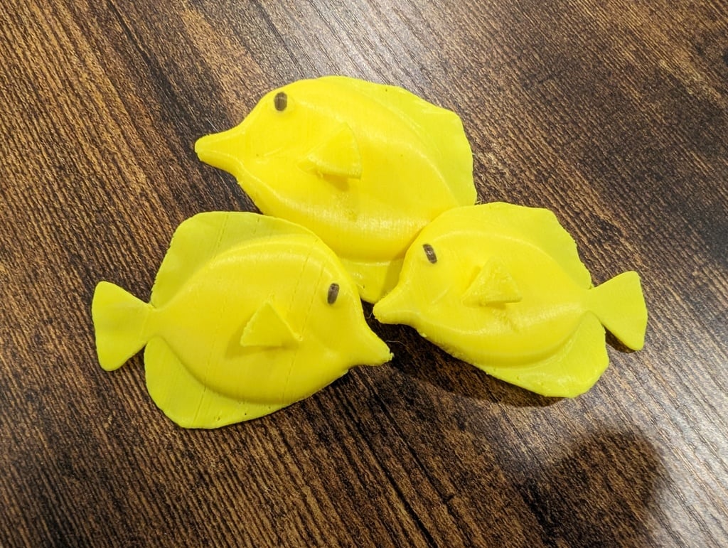 Yellow Tang Fish Decoy