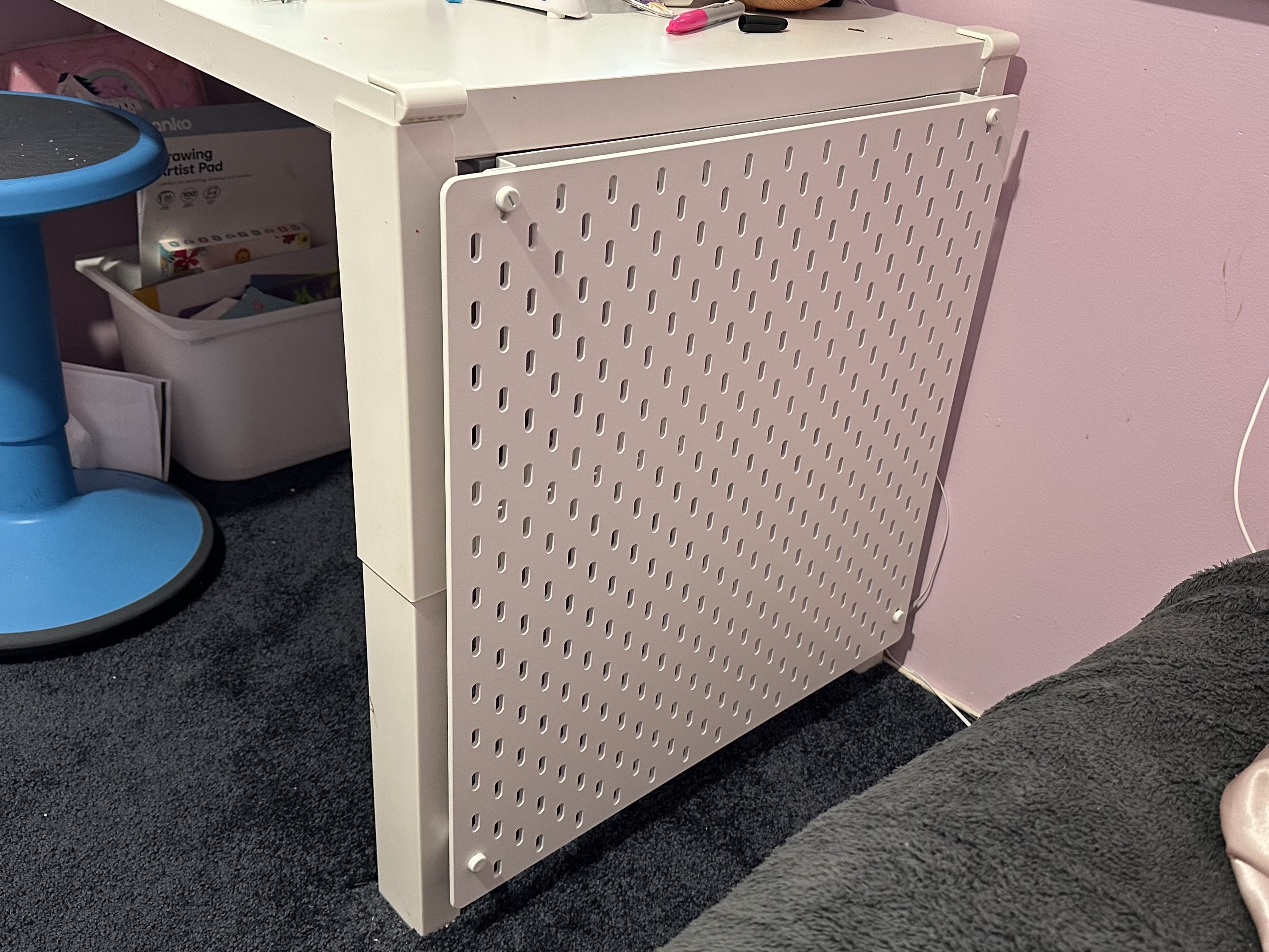 Skadis - Brackets for Pahl Desk - Side Mounted