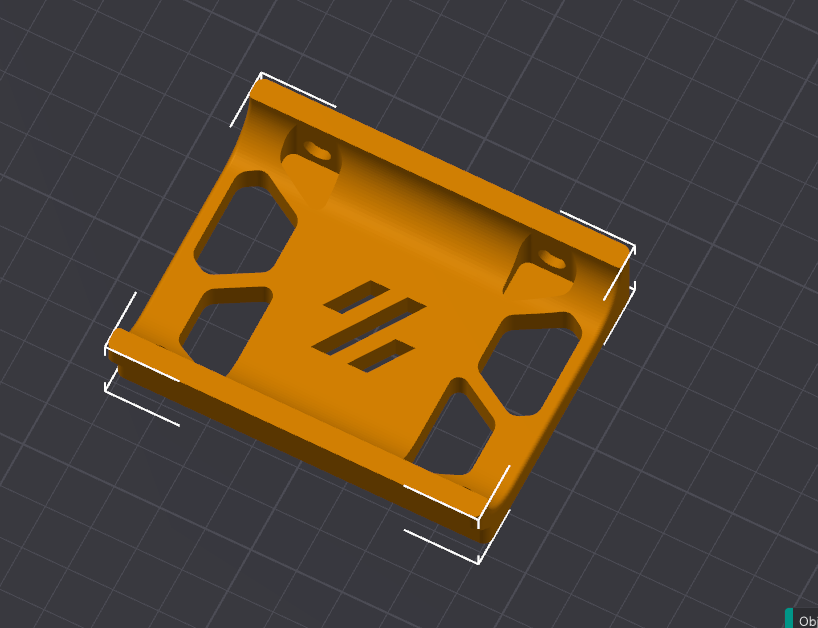 Voron 2.4 250 rear center skirt with cutout