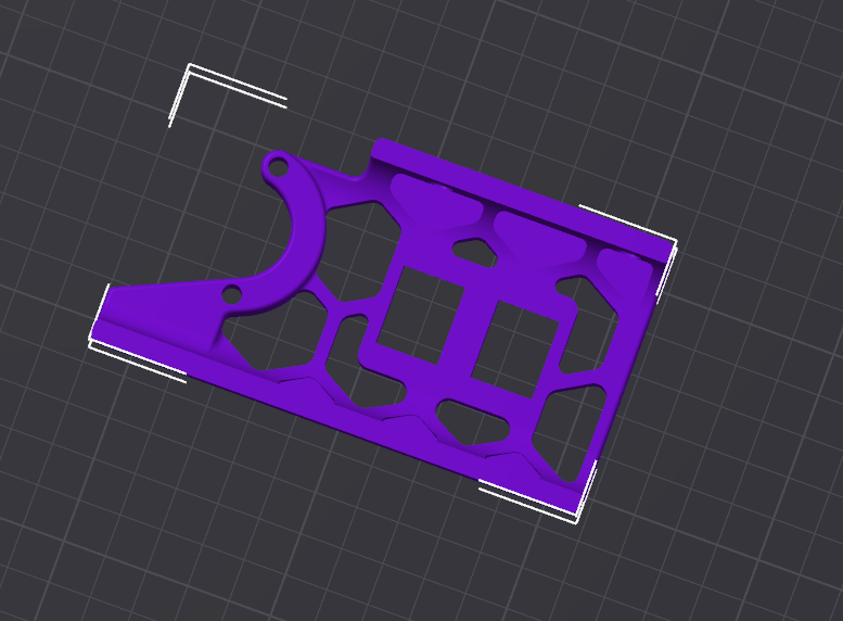 Voron rear keystone skirt holes