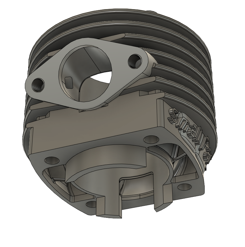 cilindro smallparts vespa grezzo