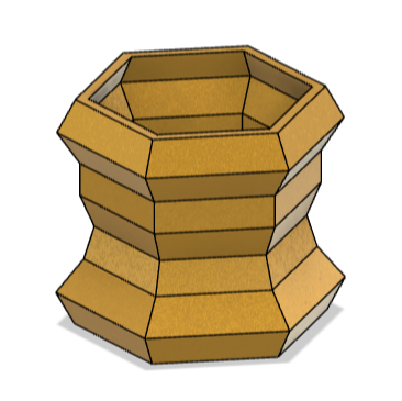 Hexagon Vase