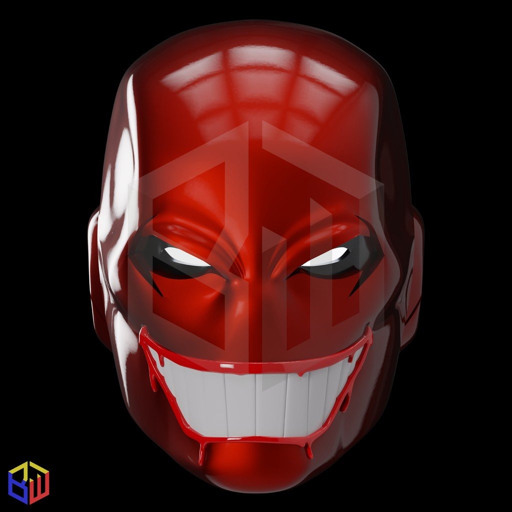 Red Hood 3 Jokers Jokerized Helmet