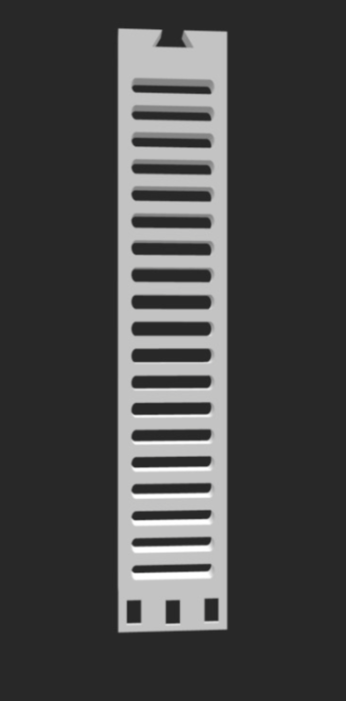 1U Vented Rack Panel Dovetail