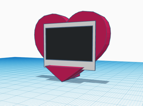 Hearty photo holder