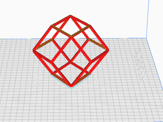 Orthographic Tesseract