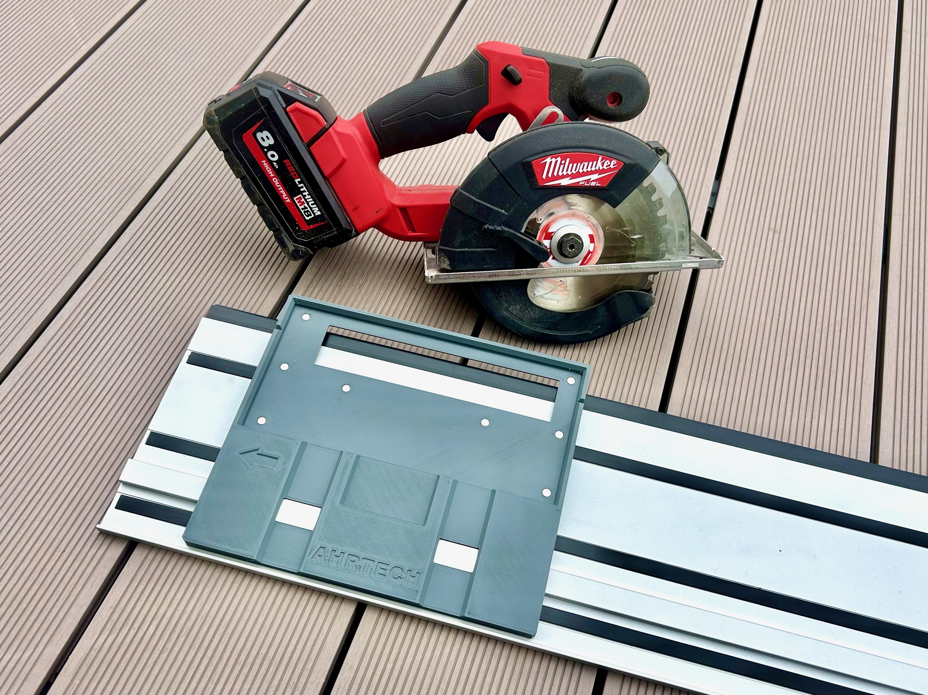 Rail-Adapter for Milwaukee M18 FMCS circular saw