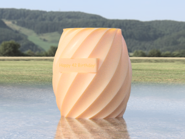 Vase with Message