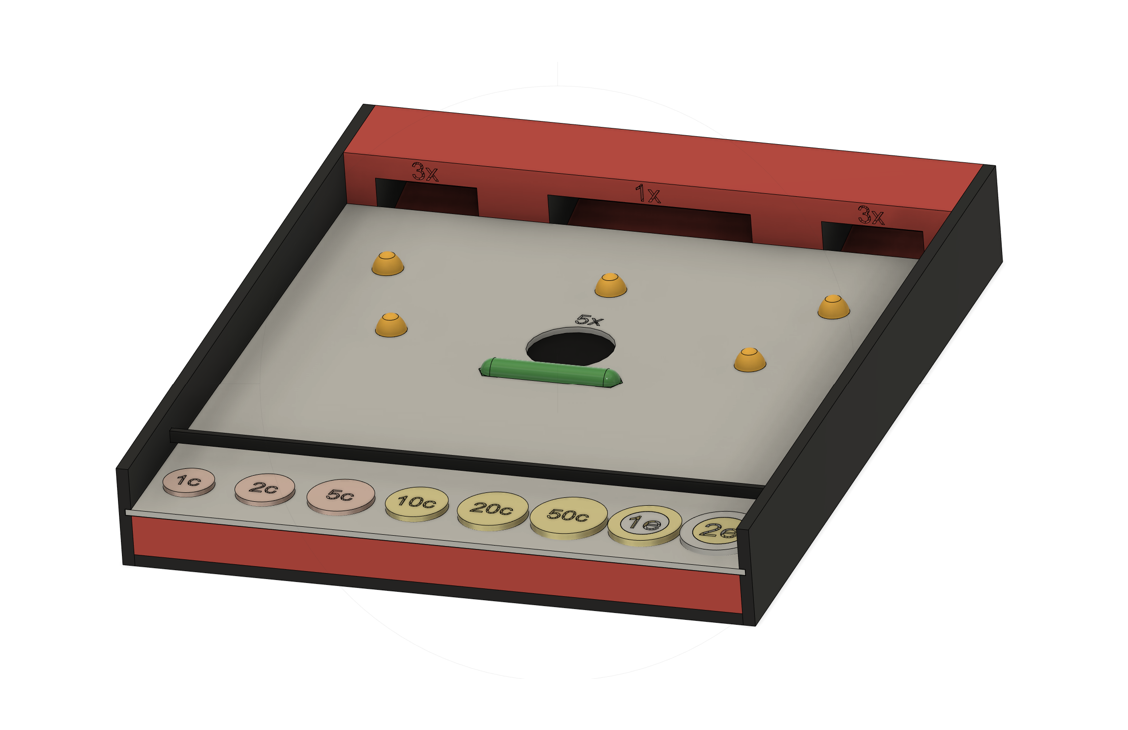 Coin Game Piggybank (parametric & modular)
