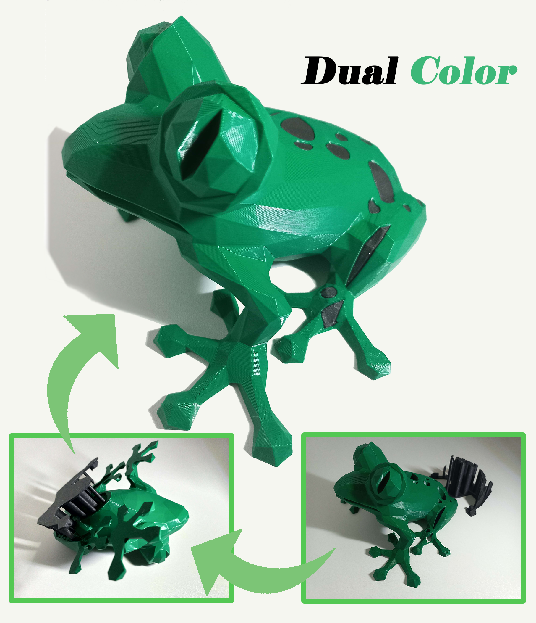 Single Extruder - Dual Color - AJ Frog (fusion360)
