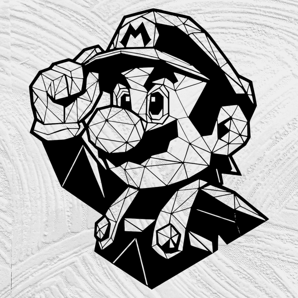 Low poly Super Mario