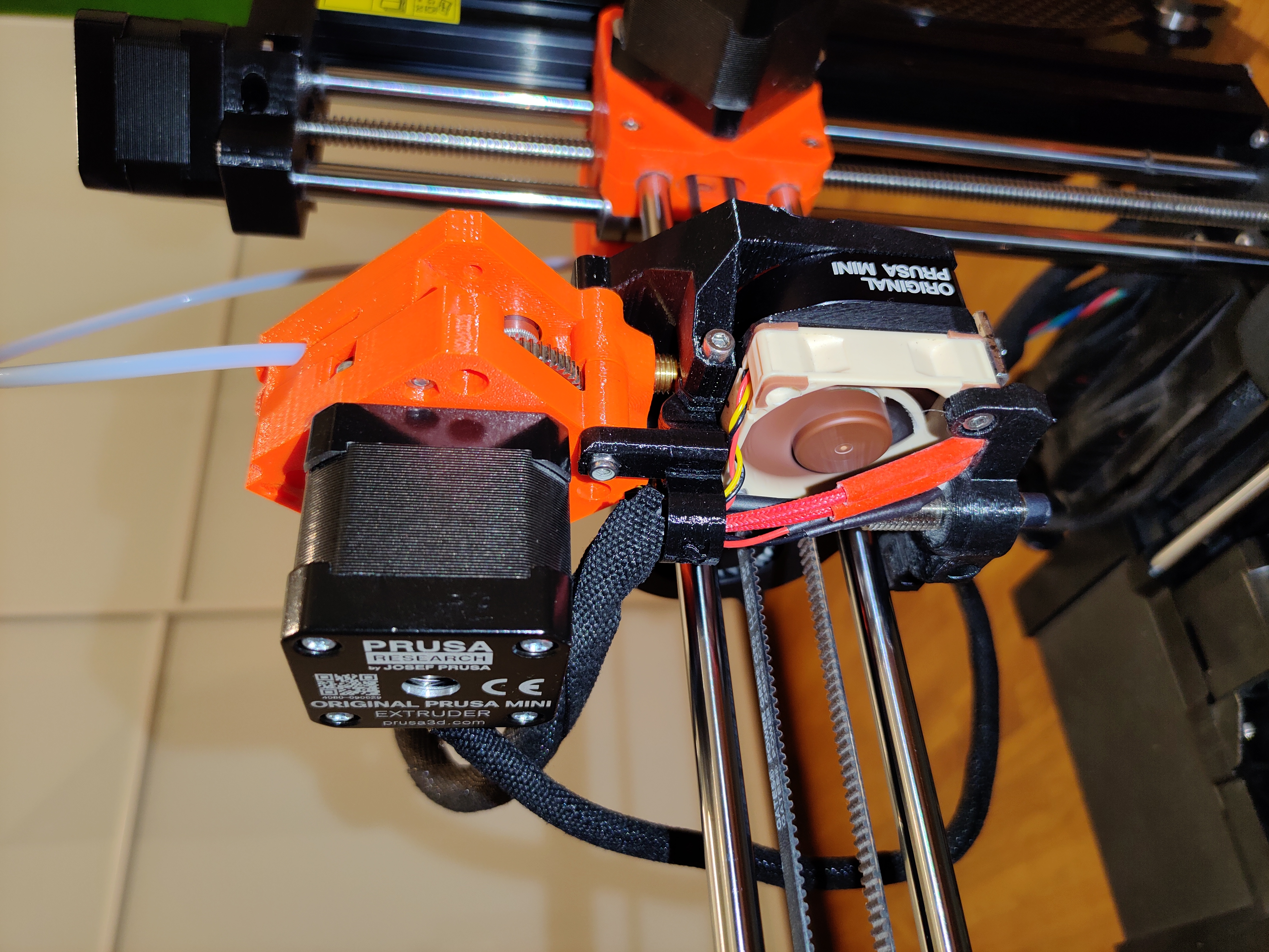 Prusa Mini direct drive extruder