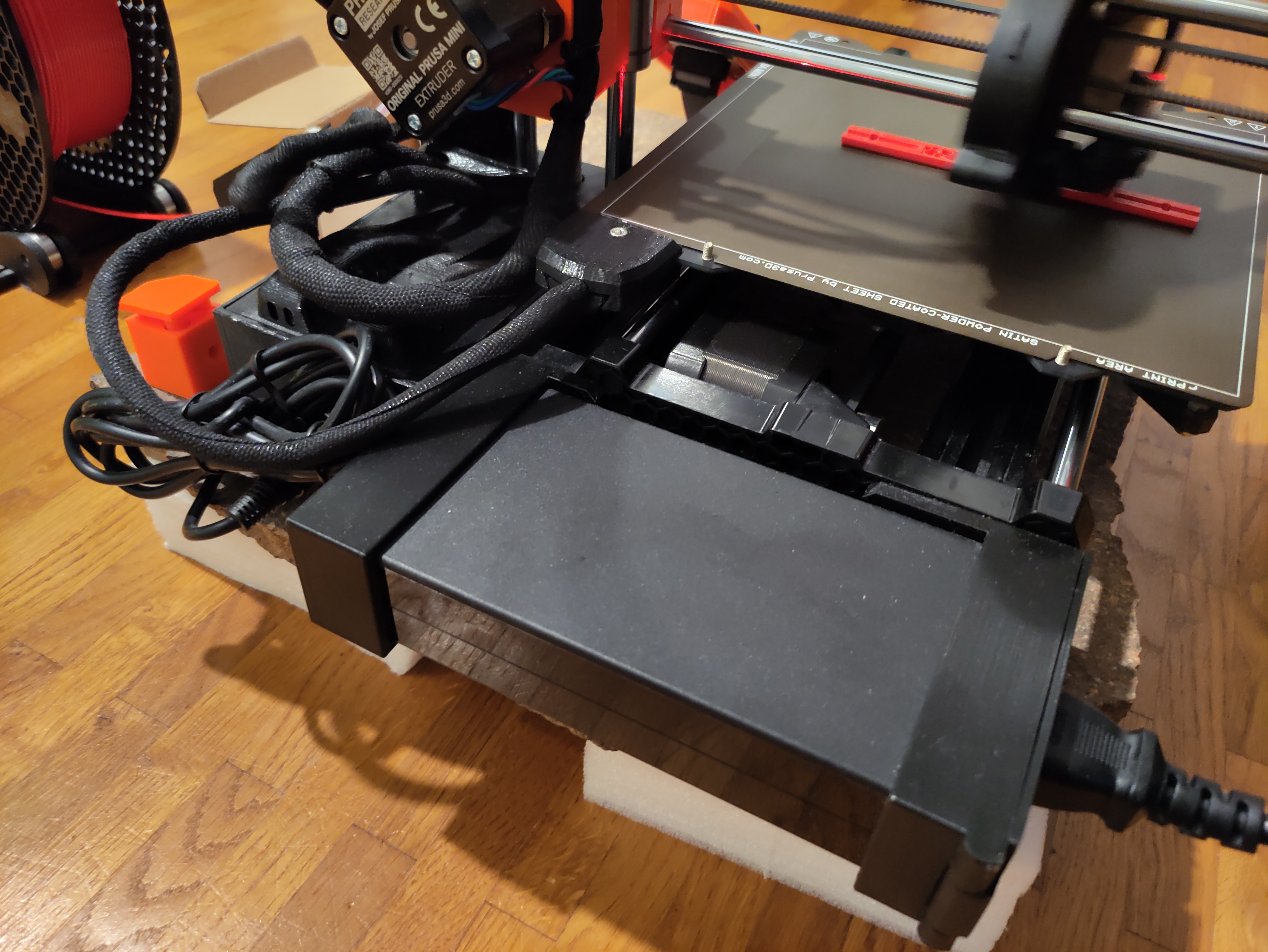 Prusa Mini+ Power Supply Holder