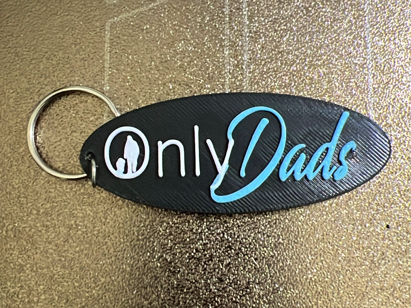 Only Dads Keychain