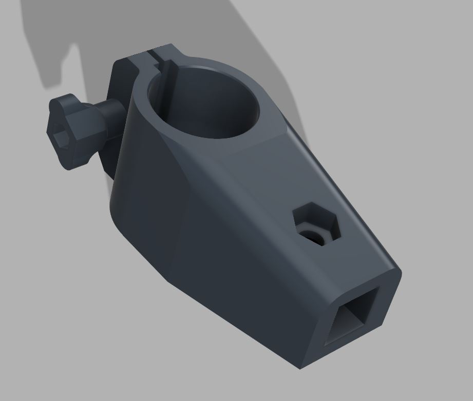 Square tube clamp/joint