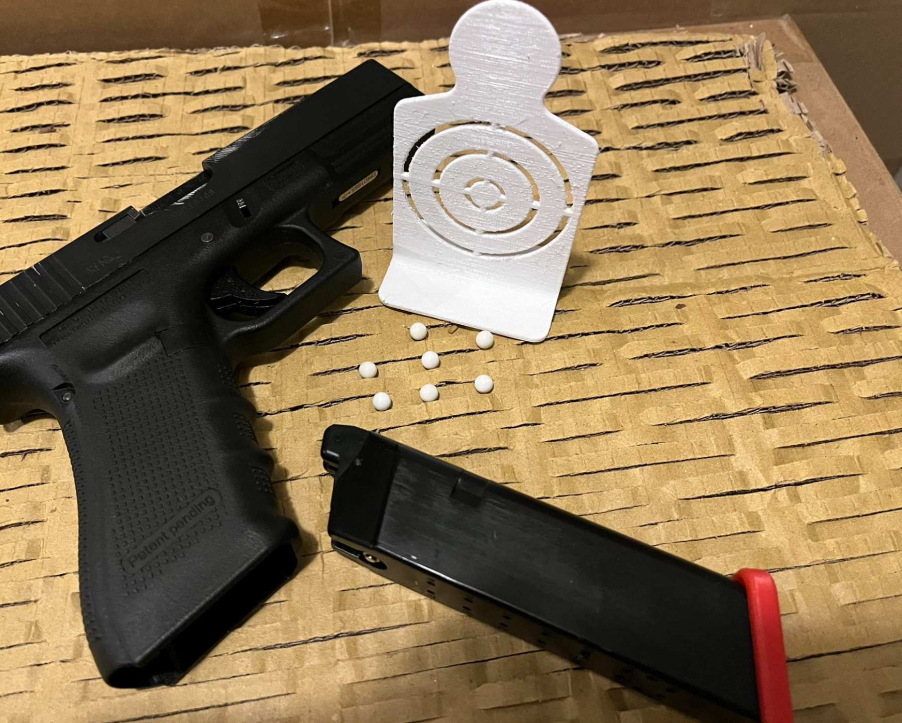 Airsoft target, BB gun