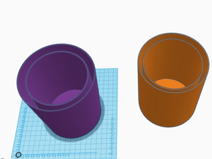 Flaschen Kühler Eisform für <10cm Flaschen