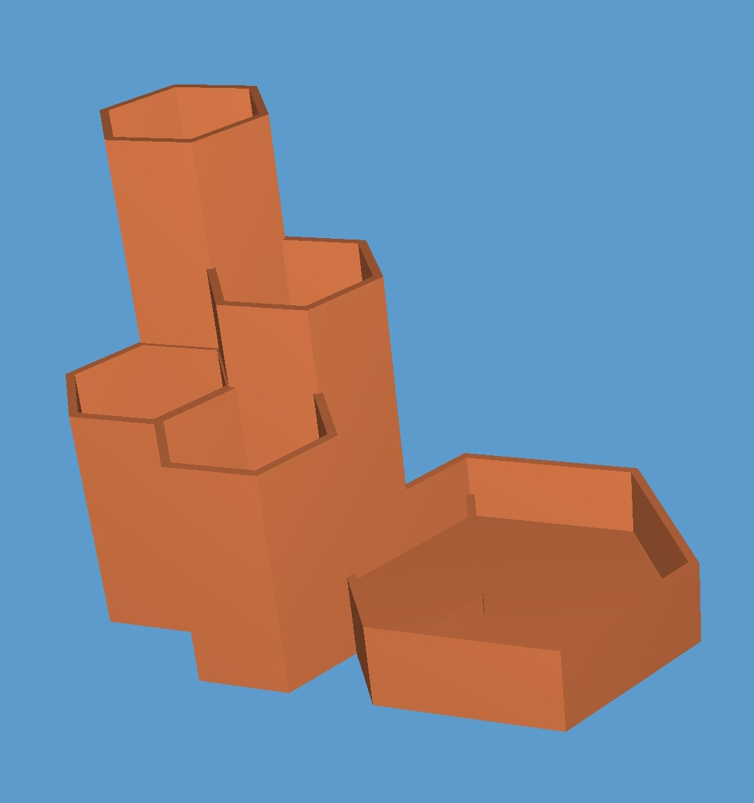 Hexagon tower