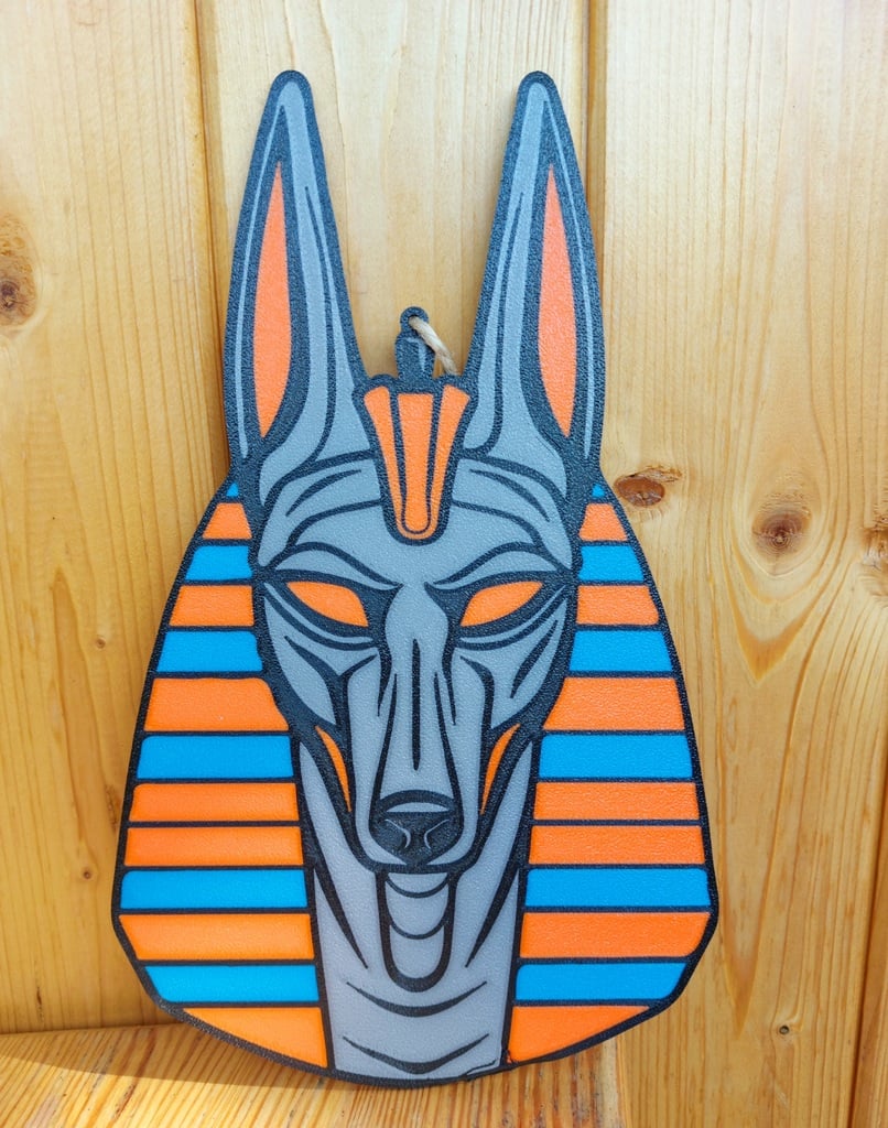 Halloween Anubis window decoration