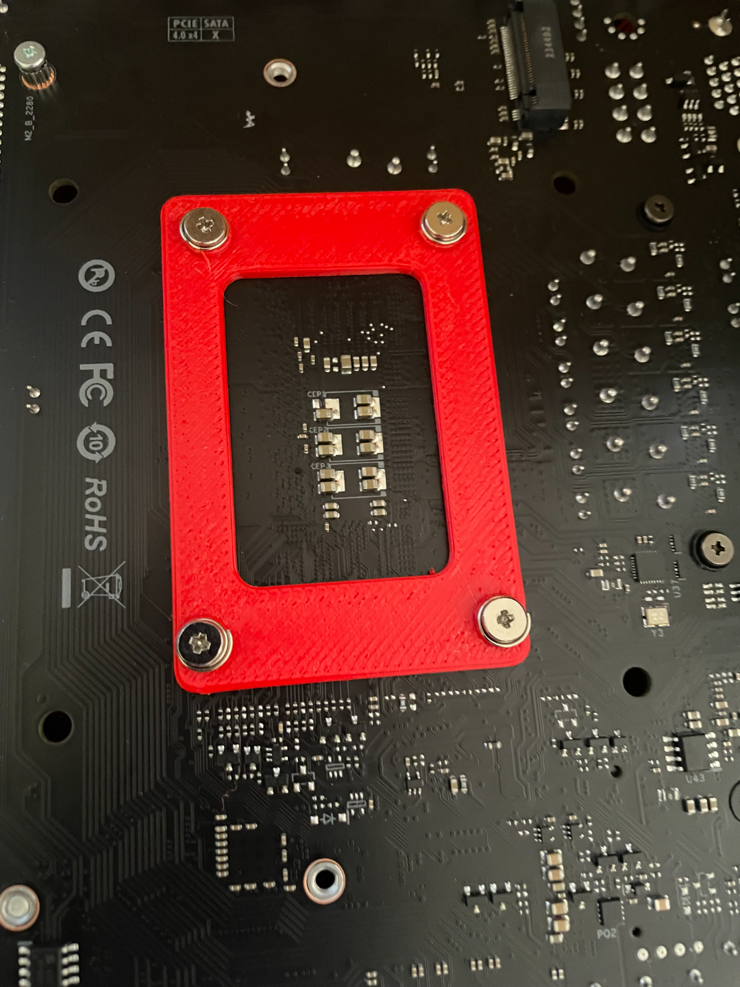 10729 12th Gen ES CPU Back plate
